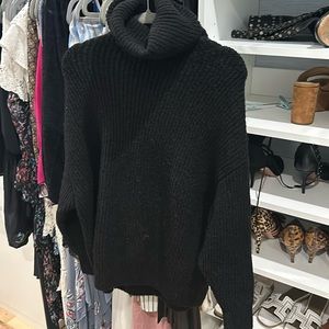 Zara black turtleneck sweater